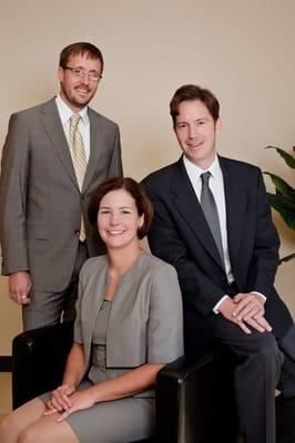 Attorneys Mackenzie Keith, Erin Uhlemann, Brian Turner