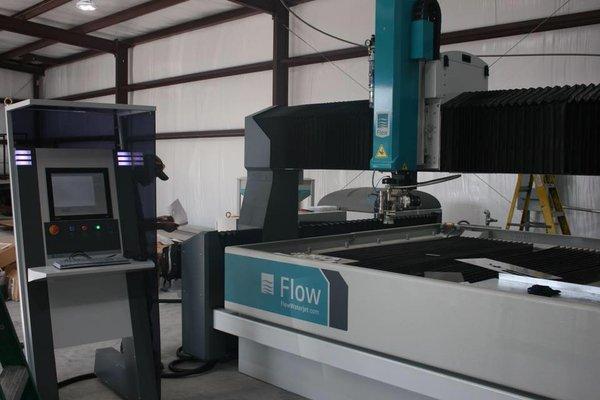 Our Flow waterjet is a huge part of our day-to-day operations