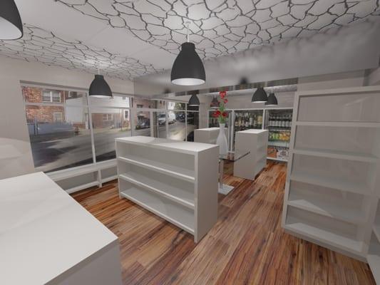 Health Food Store - Interior Design NYC - Astoria - Quba Design