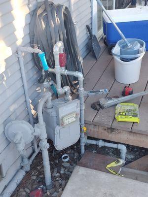 House and ADA gas tie in. 
Seismic Gas Valve