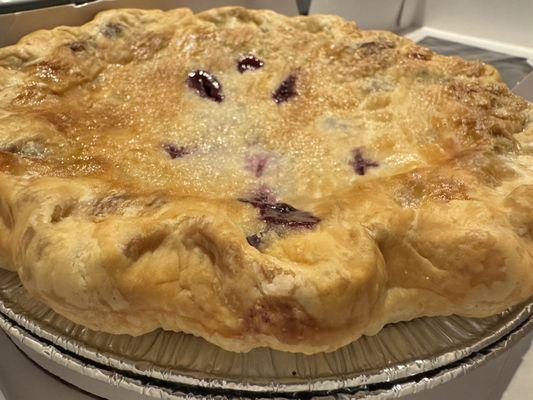 Delicious Triple Berry Pie Made by Two Fat Cats. Sold here!!! Great alternative to apple pie on Thanksgiving!