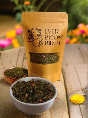 I also make organic pregnancy & postpartum tea blends. Go to https://everbloomliving.etsy.com or reach out to me to order :)