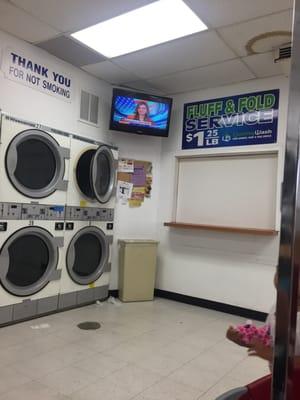 Dryers and a working television