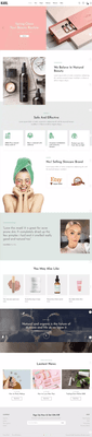 Skin Care Branding and Ecommerce enginge for Karl Skin Care Brand