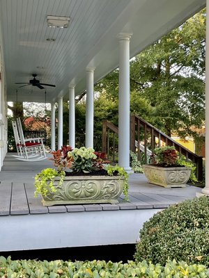 The front porch