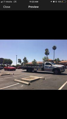 Triple A call another towing company for us