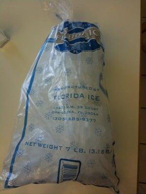 Florida ice - There is no way this bag is 7lbs