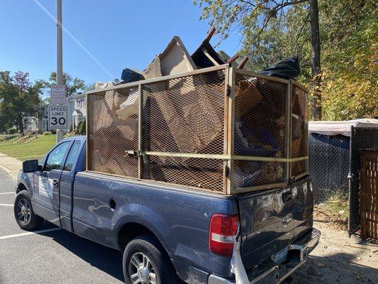 A full load ready to go.