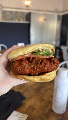 Southern fried chicken sandwich