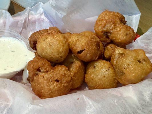 Fried Mushrooms with ranch