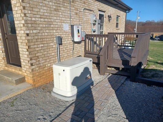 Generac generator install 24 kw