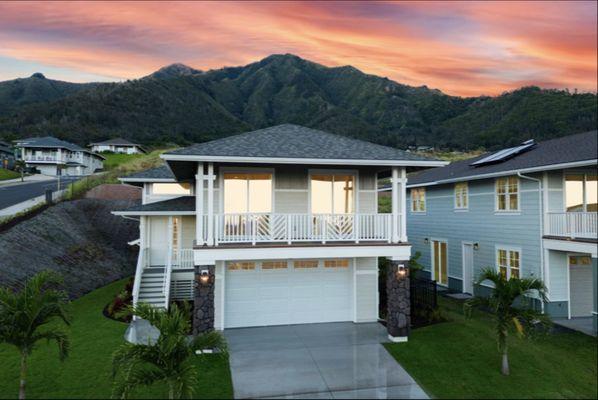 66 Kupaloke St. @ Anuhea in Kehalani.  3 bed / 2 bath New Construction. Represented the Buyers