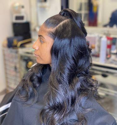 Natural Hair - Silk Press