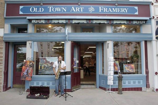 Gallery Front during Jazz Fest