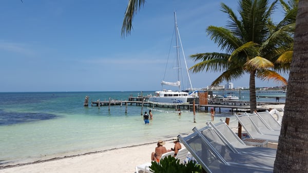 Beach front property in Cancun