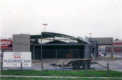 Steel Fabrication Project - Audi Dealership