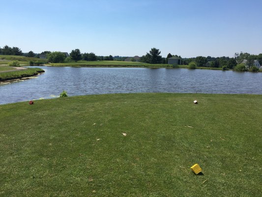 Hole 8, tee box