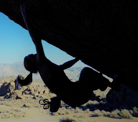 Climbing in the Alabama Hills!