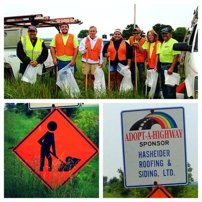 Adopt a Highway clean up 2014