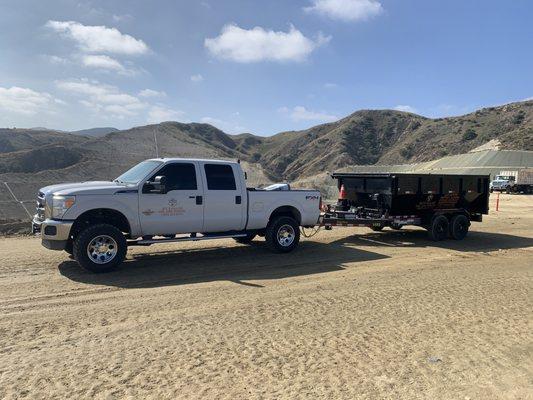 Beautiful day at the San Timoteo landfill!