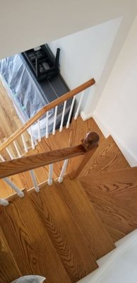 Refinished flooring and painting