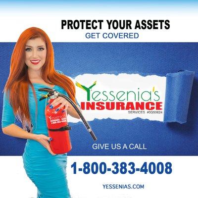 GET COVERED HOME AND AUTO WITH YESSENIAS INSURANCE