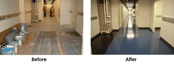 We can help keep your facility clean during a renovation project, or during selected intervals of a larger project