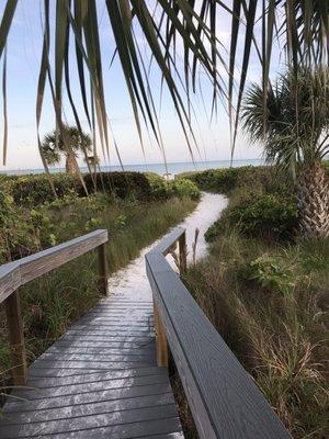 Walkway to the beach