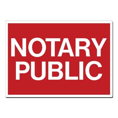 We offer Notary services