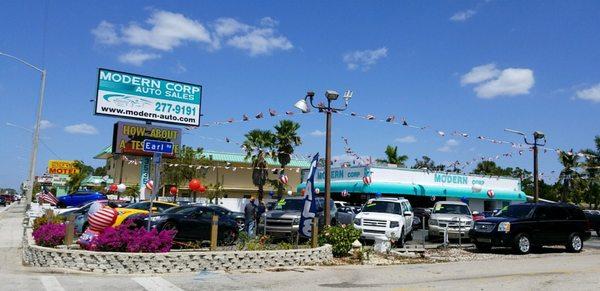 On the corner of Cleveland Avenue and Earl Road, just one mile north of the Edison Mall.