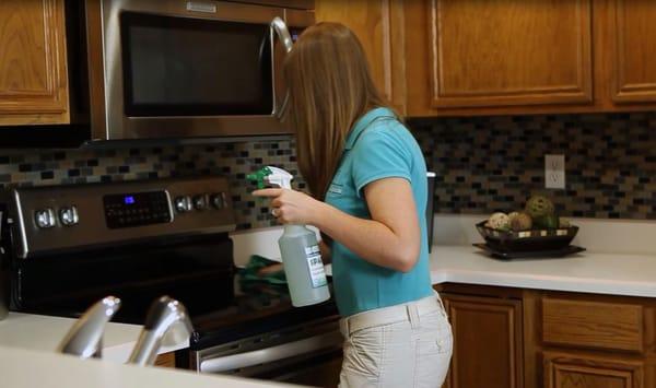 Making the kitchen shine!