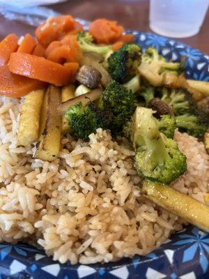 Hibachi Veggies and Rice