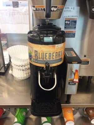 Mmmmm fresh blueberry coffee