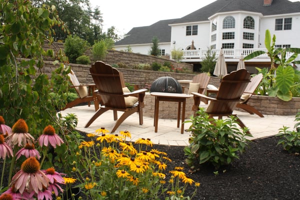 Windham Residence - Fire pit and patio