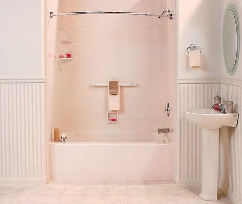 One-day bath and shower systems are low maintenance with one of the best warranties in the industry.