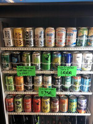 Main St Market Mix-A-Six Make your own six pack for only $9.99 by choosing between 36 of some of the Northwest'sFinest Craft Beers.