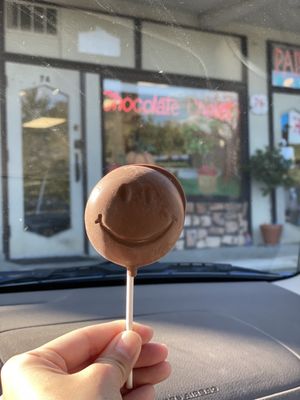 Chocolate Solid Lollipop