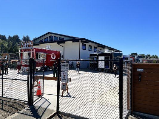 The Pines Dine food truck village.