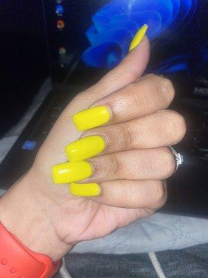 Yellow Gel Full Set