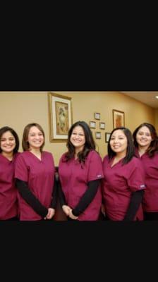 This is a picture of most of the employees on the clinic website! Theyre pretty friendly