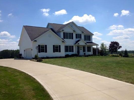 This house was done by Biltmore Exteriors.  It had damage from a tornado that went thru the town.