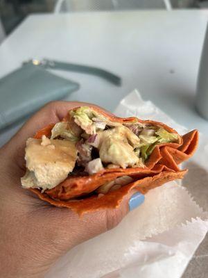 Chicken bacon ranch wrap (with garlic ranch)