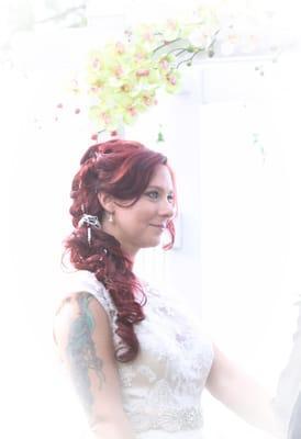 Amazing wedding hair by Tara!