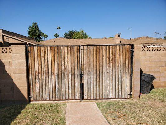 This old fence just needed a little love.