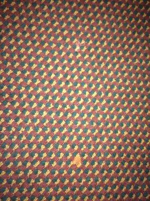 Gum stuck in the carpet.