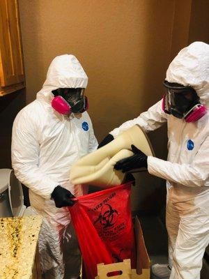 Biohazard/Crime Scene Clean-up services offered.