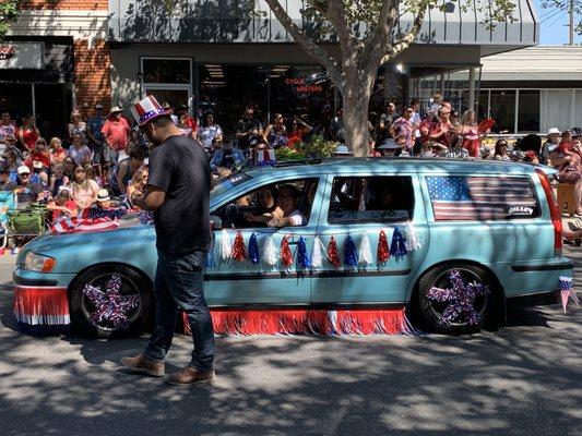 Turlock 07/04/19 Parade: Stanislaus State Paper