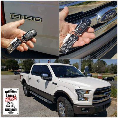 Proximity remote, fully loaded
for a Ford F-150
Danny's Dacula Lock & Key
770-906-4443
www.dannysdaculalockandkey.com