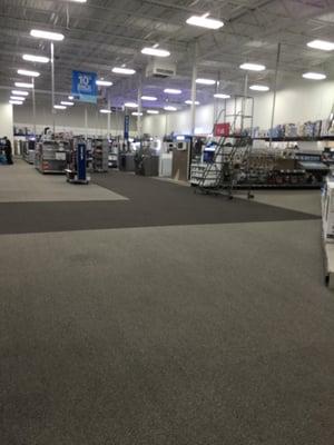 They remodeled, there's a lot more space in the store