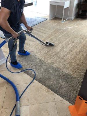 Carpet Cleaning Redondo Beach, CA.  Steam cleaning restoration